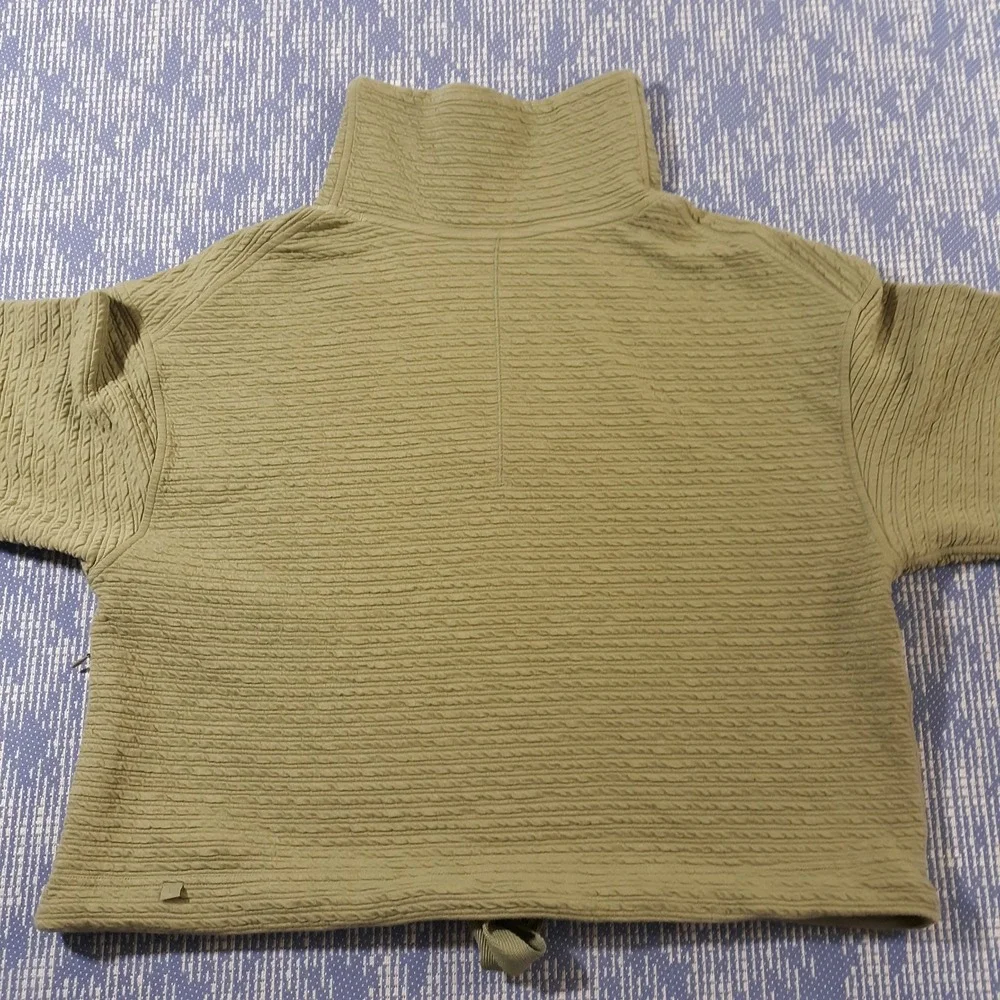 Lululemon Sweater Womens XS / S Green Pullover 1/4 Zip Oversized Relaxed Fit